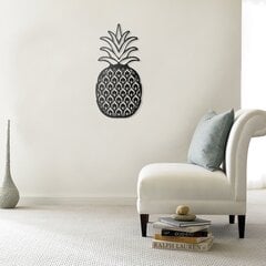 Metallist seinadekoratsioon Pineapple, 35x70 cm hind ja info | Sisustuselemendid | hansapost.ee