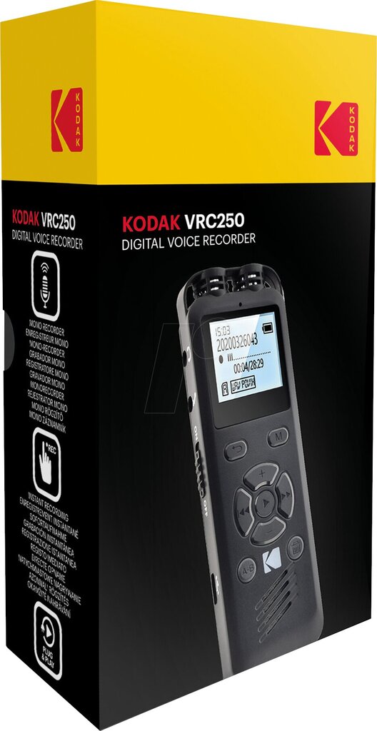 Kodak VRC250 цена и информация | Diktofonid | hansapost.ee