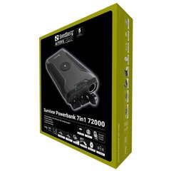 Sandberg 420-64 Survivor Powerbank 7in1 72000mAh цена и информация | Зарядные устройства Power bank | hansapost.ee