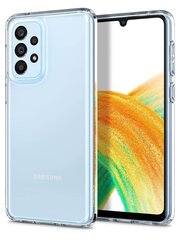 Mocco Ultra tagaümbris, 1 mm silikoonkate Samsung Galaxy A33 5G jaoks, läbipaistev hind ja info | Telefonide kaitsekaaned ja -ümbrised | hansapost.ee