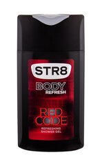 Värskendav dušigeel STR8 Red Code meestele 250 ml hind ja info | Dušigeelid, õlid | hansapost.ee
