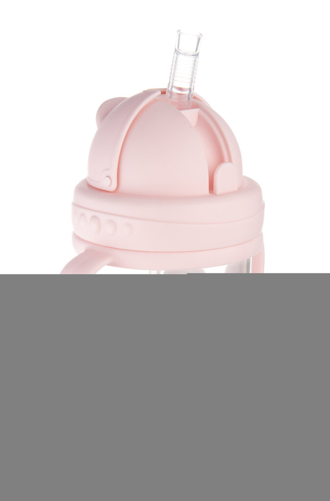 Mittelekkiv pudel koos kõrrega Canpol Babies Exotic Animals, 6 kuud+ 270 ml, pink, 56/606_pin цена и информация | Lutipudelid ja tarvikud | hansapost.ee