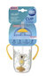 Mittelekkiv pudel kõrrega Canpol Babies Exotic Animals, 6 kuud + 270 ml, kollane, 56/606_yel hind ja info | Lutipudelid ja tarvikud | hansapost.ee