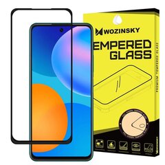 Wozinsky Tempered Glass Full Glue Super Tough Screen Protector Full Coveraged with Frame Case Friendly for Huawei P Smart 2021 black цена и информация | Защитные пленки для телефонов | hansapost.ee