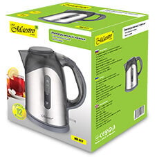 Veekeetja Feel-Maestro MR057 electric kettle 1.7 L Black, Transparent 2200 W hind ja info | Veekeetjad | hansapost.ee