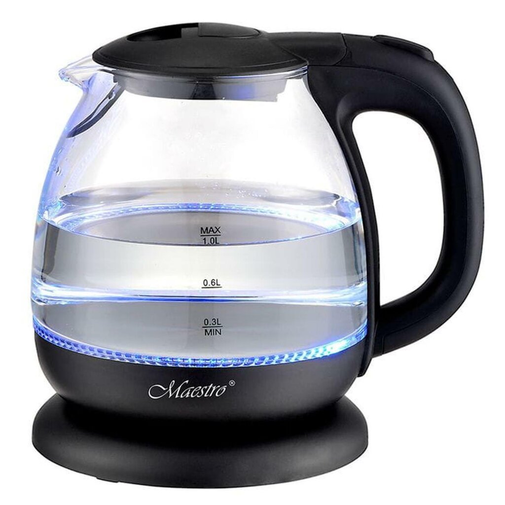 Veekeetja Feel-Maestro MR-055-BLACK electric kettle 1 L 1100 W hind ja info | Veekeetjad | hansapost.ee