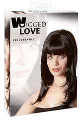 Женский парик Wigged Love, черный цена и информация | Костюмы и маски | hansapost.ee