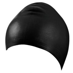 Fabric swimcap with plastic lining and adjustable velcro closure 3473 20 black цена и информация | Шапки для плавания | hansapost.ee