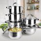 Pottide komplekt Maestro MR-2120 A set of pots of 12 elements цена и информация | Potid | hansapost.ee