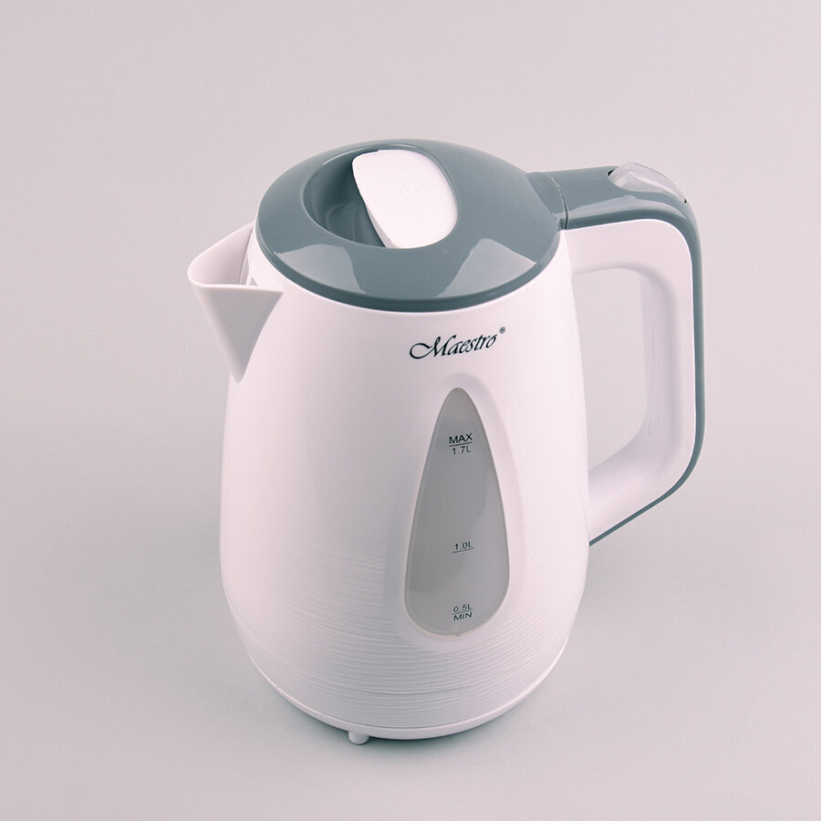 Veekeetja Feel-Maestro MR031 grey electric kettle 1.7 L Grey, White 2200 W цена и информация | Veekeetjad | hansapost.ee