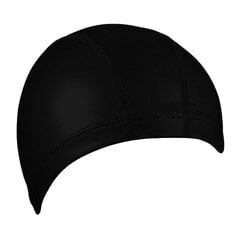 Fabric swimcap with plastic lining and adjustable velcro closure 3473 20 black цена и информация | Шапки для плавания | hansapost.ee