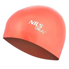 Шапочка для плавания Nils Aqua G50, оранжевая цена и информация | Шапки для плавания | hansapost.ee
