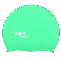 Шапочка для плавания Nils Aqua SH74, зеленая цена и информация | Шапки для плавания | hansapost.ee
