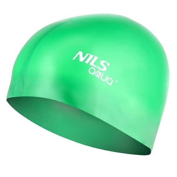 Ujumismüts Nils Aqua SH74, roheline цена и информация | Ujumismütsid | hansapost.ee