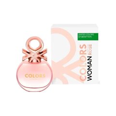 Tualettvesi Benetton Colors Rose EDT naistele, 80 ml hind ja info | Parfüümid naistele | hansapost.ee