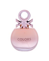 Tualettvesi Benetton Colors Rose EDT naistele, 80 ml hind ja info | Parfüümid naistele | hansapost.ee