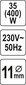Liimipüstol YATO YT-82401 | 35W | 11.2MM цена и информация | Käsitööriistad | hansapost.ee
