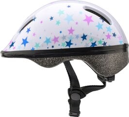 Детский шлем Meteor KS06 Stars, белый цена и информация | Шлемы | hansapost.ee