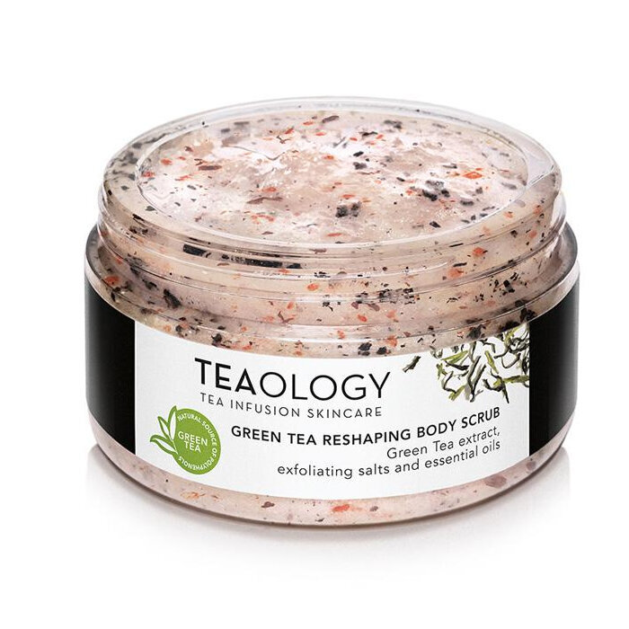 Kehakoorija rohelise tee ja soolaga Teaology Green Tea Reshaping Bodyscrub 450 g цена и информация | Kehakoorijad | hansapost.ee