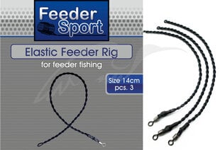 Эластичное кольцо Feeder Sport Elastic Rig цена и информация | Крючки для рыбалки | hansapost.ee