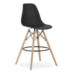 Барный стул Lamal, черный/коричневый цвет цена и информация | Стулья для кухни и столовой | hansapost.ee
