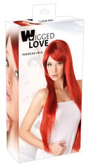 Женский парик Wigged Love, красный цена и информация | Костюмы и маски | hansapost.ee