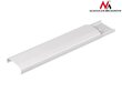Cable cover strip Maclean MC-693 W 60x20x750mm Aluminum straight open and order цена и информация | Juhtmed ja kaablid | hansapost.ee