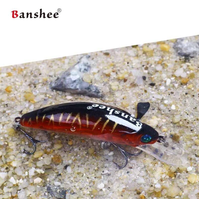 Lant Banshee Crankbait 45 mm 4,7 g GO-CM001, must/punane hind ja info | Landid, voblerid | hansapost.ee