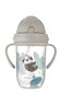 Mittelekkiv pudel kõrrega Canpol Babies Exotic Loomad, 6 kuud+, 270 ml, hall, 56/606_hall цена и информация | Lutipudelid ja tarvikud | hansapost.ee