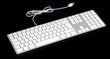 MATIAS Keyboard aluminum MAC HUB 2XUSB SILVER hind ja info | Klaviatuurid | hansapost.ee