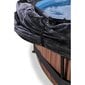 Karkassiga bassein filtri ja katusega Exit Wood, 360x76 cm, hall hind ja info | Basseinid | hansapost.ee