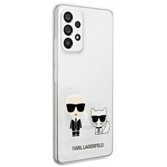 Karl Lagerfeld KLHCA53CKTR, sobib Samsung A53 5G A536, läbipaistev hind ja info | Telefonide kaitsekaaned ja -ümbrised | hansapost.ee