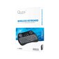 Quer Mini Q5 Wireless Keyboard For PC / PS4 / XBOX / Smart TV / Android + TouchPad / Black (With Backlight) hind ja info | Klaviatuurid | hansapost.ee