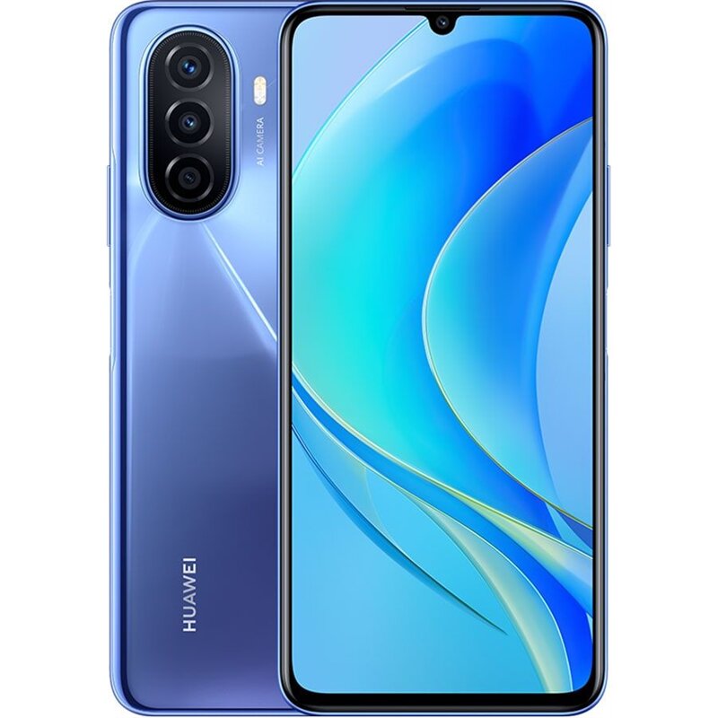 Huawei Nova Y70 4/128GB Dual SIM 51097CNR Blue hind ja info | Telefonid | hansapost.ee