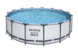 Karkassbassein Bestway Steel Pro Max redeliga, 457x457 cm, sinine цена и информация | Basseinid | hansapost.ee