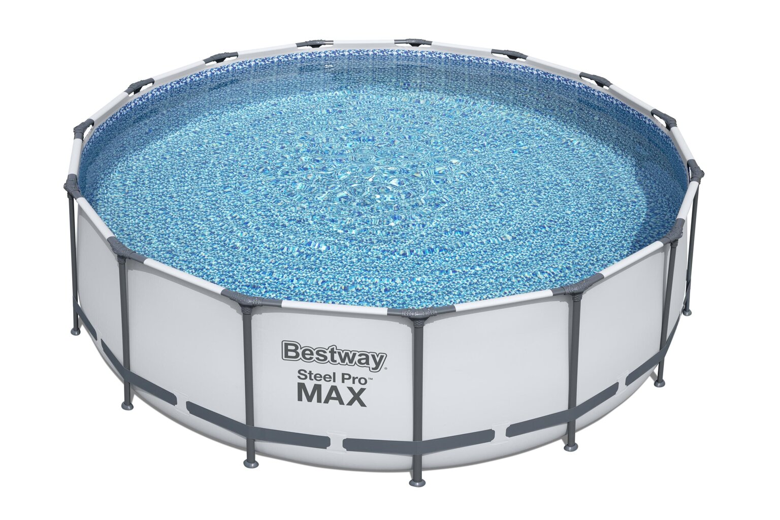 Karkassbassein Bestway Steel Pro Max redeliga, 457x457 cm, sinine hind ja info | Basseinid | hansapost.ee