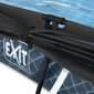 Karkassiga bassein filtri ja katusega Exit Stone 300x200x65 cm, hall цена и информация | Basseinid | hansapost.ee