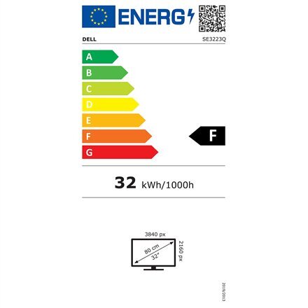 32" UHD LCD monitor Dell SE3223Q hind ja info | Monitorid | hansapost.ee