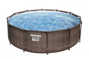 Каркасный бассейн Bestway Steel Pro Max Swim Vista 366x100 см, с фильтром цена и информация | Бассейны | hansapost.ee