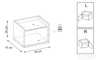 Madal kapp Halmar Mobius 1D, pruun/hall price and information | Elutoa kapid | hansapost.ee