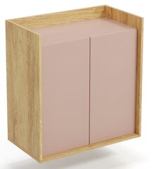 Шкаф Halmar Mobius 2D 83, коричневый/розовый цвет цена и информация | Шкафчики в гостиную | hansapost.ee