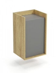 Шкаф Halmar Mobius 1D 83, коричневый/серый цвет цена и информация | Шкафчики в гостиную | hansapost.ee