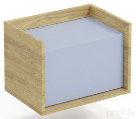 Шкаф низкий Halmar Mobius 1D, коричневый/синий цвет цена и информация | Шкафчики в гостиную | hansapost.ee
