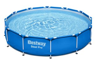 Каркасный бассейн Bestway Steel Pro 366x76 см, без фильтра цена и информация | Бассейны | hansapost.ee