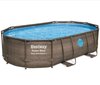 Karkassiga bassein Bestway Power Steel Swim Vista Oval 488x305x107 cm, koos filtriga hind ja info | Basseinid | hansapost.ee