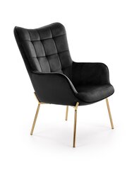 Кресло Halmar Castel 2, черный/золотой цвет цена и информация | Кресла | hansapost.ee