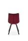 2-tooli komplekt Halmar K332, punane цена и информация | Köögitoolid, söögitoolid | hansapost.ee