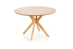 Обеденный стол Halmar Nicolas, коричневый цвет цена и информация | Кухонные и обеденные столы | hansapost.ee