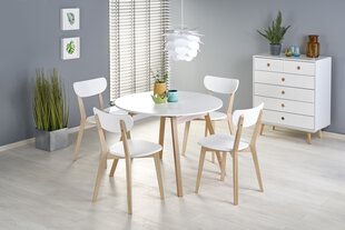 Складной стол Halmar Ruben, белый/коричневый цвет цена и информация | Кухонные и обеденные столы | hansapost.ee