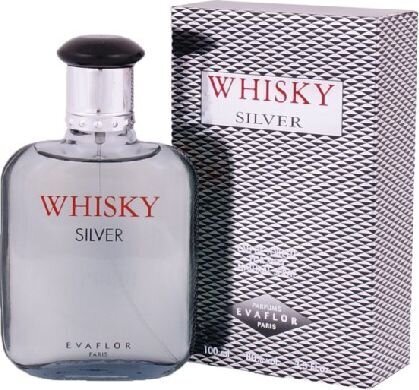 Tualettvesi Evaflor Whisky Silver For Men EDT meestele, 100 ml hind ja info | Parfüümid meestele | hansapost.ee